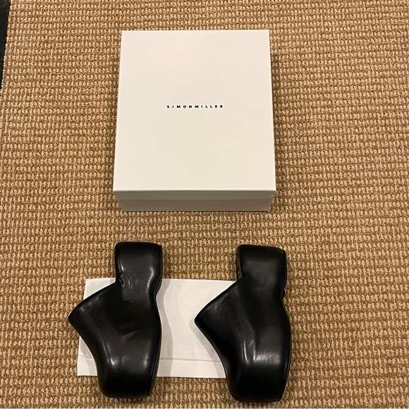 Simon Miller Bubble Platform Clog Black 39 - Picture 8 of 8